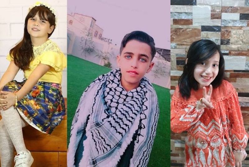 Children of Gaza. Images provided by Dr. Ramzy Baroud
