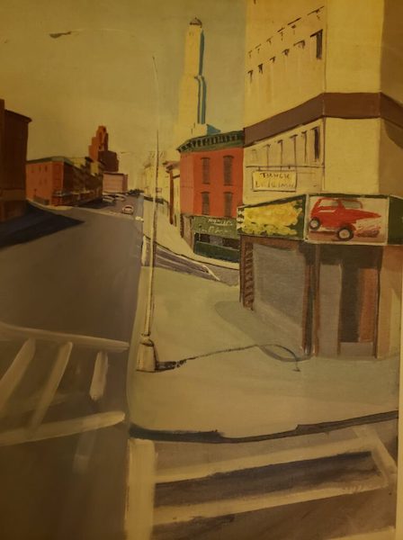 "Flatbush Avenue Looking North At Sixth Avenue." Ron Medley https://ronmedley.art/
