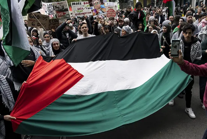 Pro-Palestine rallies have been held across the world. (Photo: Matt Hrkac, via Wikimedia Commons)